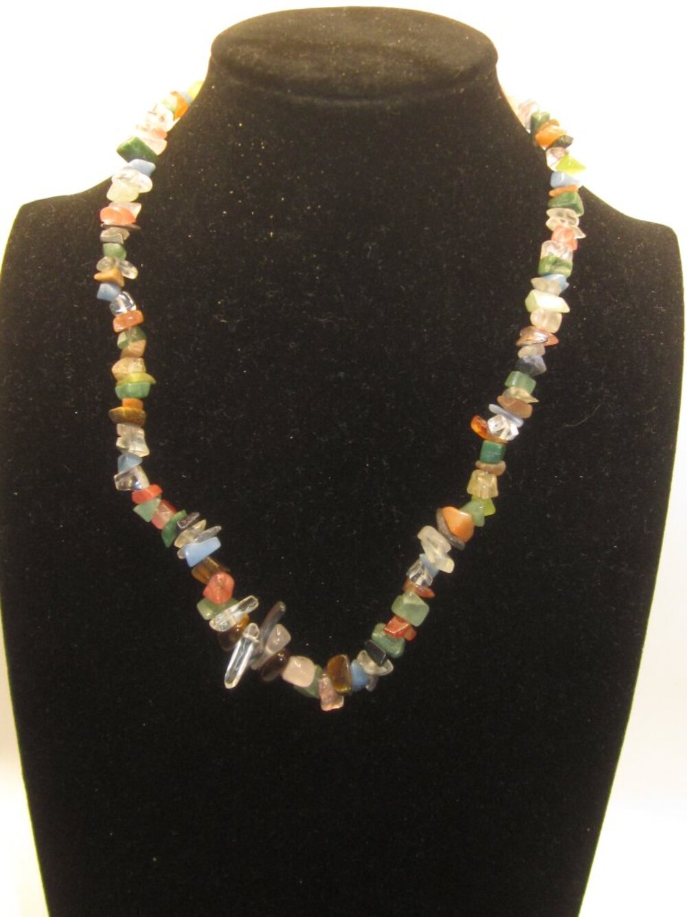 Japan Glass and Stone Boho Necklace